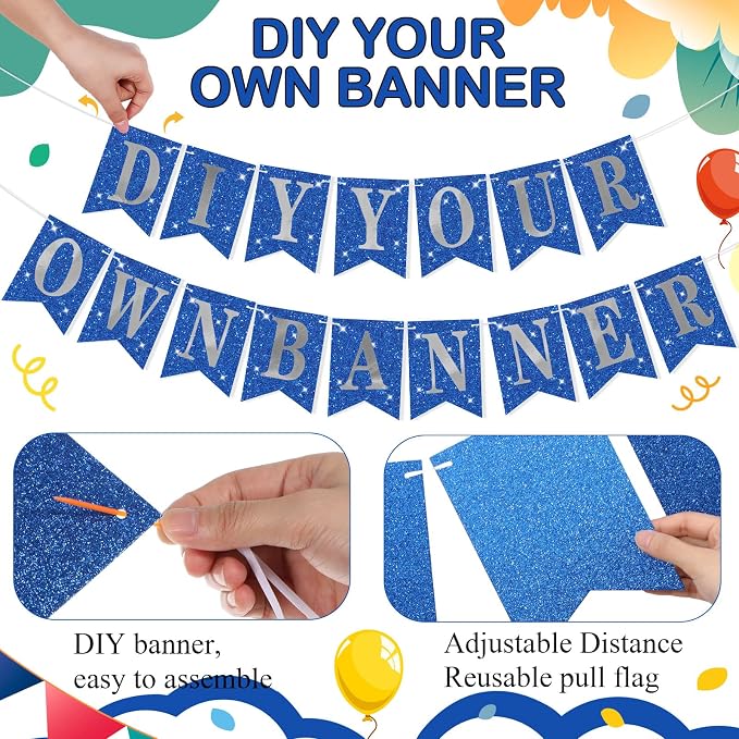 Mooliwe 171 Pcs DIY Custom Banner Kit Make Your Own Customizable Sign - Image 3