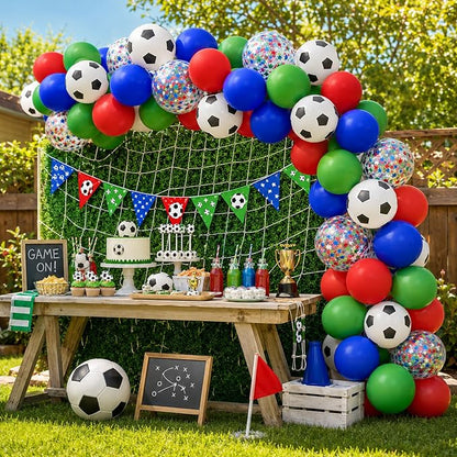 Soccer Balloons, Soccer Ball Latex Balloons, - Image 7