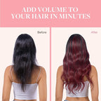 GOO GOO Clip in Hair Extensions Real Human Hair, Remy Human Hair Extensions Clip ins for Women, Natural Human Hair, 16inch 120g 7Pcs, 530 Burgundy