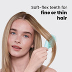 Tangle Teezer Fine & Fragile Ultimate Detangler Brush, Detangles & Reduces Breakage, Travel-Size Mini Hair Brush, Mint