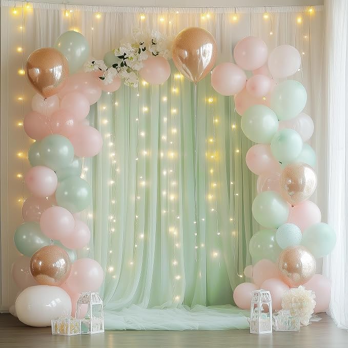 Fomcet Tulle Backdrop Curtains - Image 8