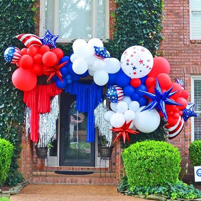 YMSZ Red and Blue Balloon Garland Arch Kit, Graduation, Independence Day - Image 6