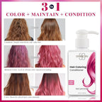 SOVONCARE Pink Hair Color Depositing Conditioner Mask 5.28 OZ, Cruelty-Free