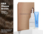 Madison Reed Radiant Hair Color Kit - 6NA Medium Ash Brown with Cool Smoky Undertones (Monza Brown), Dimensional Gray Hair Blending Permanent Hair Dye, PPD-Free & Ammonia-Free, 1 Pack