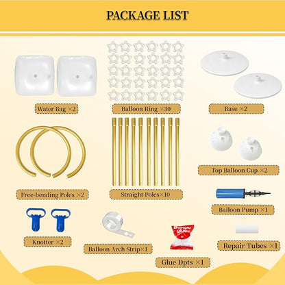 Balloon Arch Kit, Adjustable 8.2FT & 6FT Half Balloon Arch Stand | Free Bending - Image 3