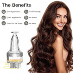 Scalp Applicator, One-Minute Direct-to-Scalp Precision, Minoxidil Applicator for Hair Growth, Hair Serum Applicator, Minoxidil Scalp Applicator Comb Tool Bottle, Ideal for Thin Scalp Treatments