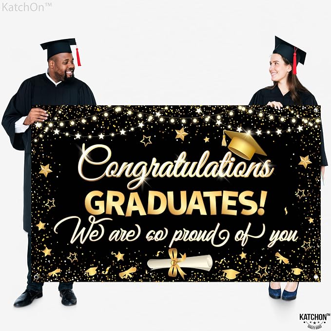 Graduation Decorations 2026 | XtraLarge Congrats Grad Banner - Image 2