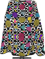 Extra Large Hair Styling Cape, Haircut Apron Black and White Checkered Retro 80S 90S Haircuting Salon Cape Gown for Hair Cutting Styling