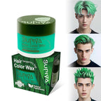 Temporary Hair Color Wax for Kid Men Women - SUPIYA Washable Hair Wax Color, All-Day Hold Disposable Hair Dye for Christmas, Cosplay & Daily (Forest Color #20)