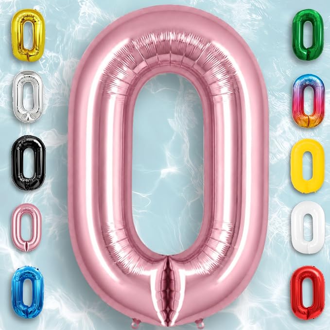 Black Number 0 to 9 Mylar Balloon 40 Inch - Image 5