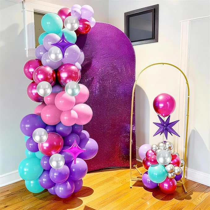 Pink Purple Blue Balloons - Image 5