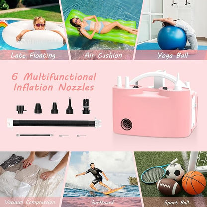 4-in-1 Balloon Pump Electric Balloon Pump Inflador De Globos Electrica Sports - Image 8