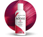 Adore Semi Permanent Hair Color (068 Crimson) | Vegan & Cruelty-Free Red Hair Dye | No Ammonia, No Peroxide, No Alcohol | 4 Fl Oz (Pack of 1)