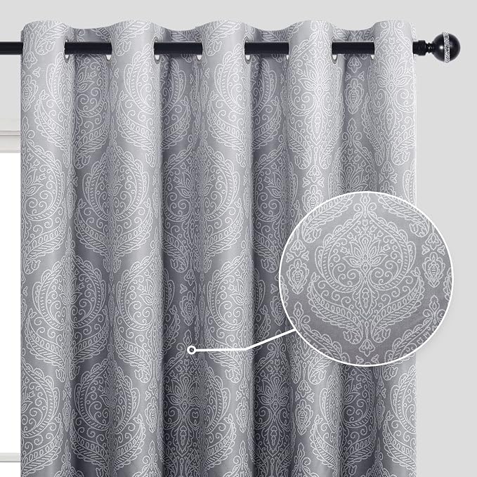 DWCN Ombre Blackout Curtains for Bedroom - Image 2