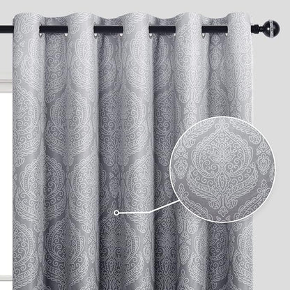 DWCN Ombre Blackout Curtains for Bedroom - Image 2