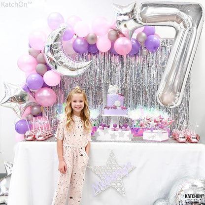 KatchOn, Giant Silver Number 7 Balloon - Image 7