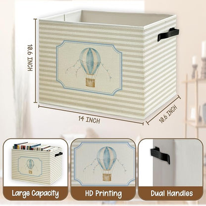 Hot Air Balloon Nursery Foldable Storage Bins Box - Image 5