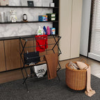 Drying Rack for Laundry, Foldable Clothes Drying Rack, Small Collapsible Dry Rack for Clothes, Use for Indoor & Outdoor Drying Clothes, Black 40"x29"x14.5"