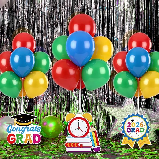 6 Sets 2026 Graduation Balloon Stand Kit - Image 2