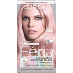 L'Oreal Paris Feria Multi-Faceted Shimmering Permanent Hair Color, P2 Rosy Blush (Smokey Pink), Pack of 1 Hair Dye Kit