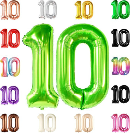 KatchOn Green number 10 balloon 40 Inch by KatchOn