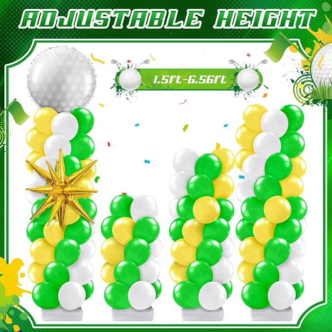 Kasyat 2 Sets Golf Balloon Column Stand Kit - Image 5