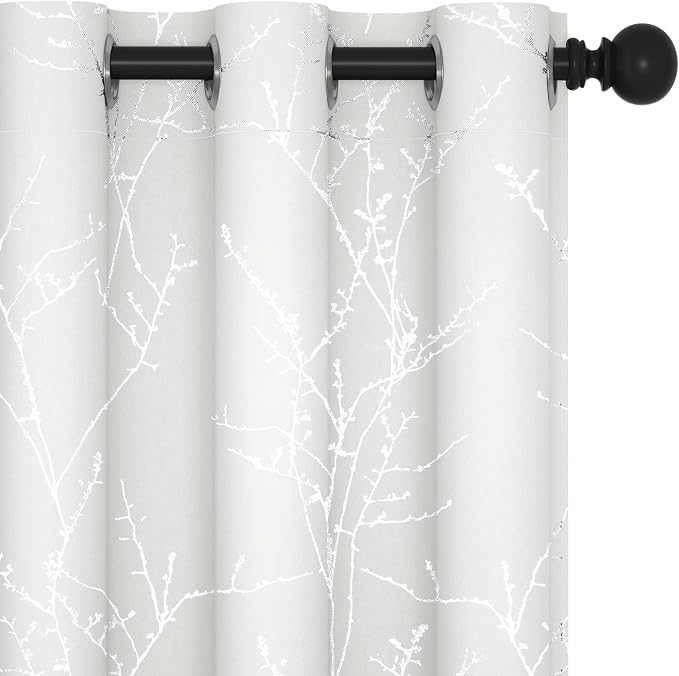 Deconovo Living Room Curtains 72 Inches Long, Thermal Insulated, Room Darkening by Unknown