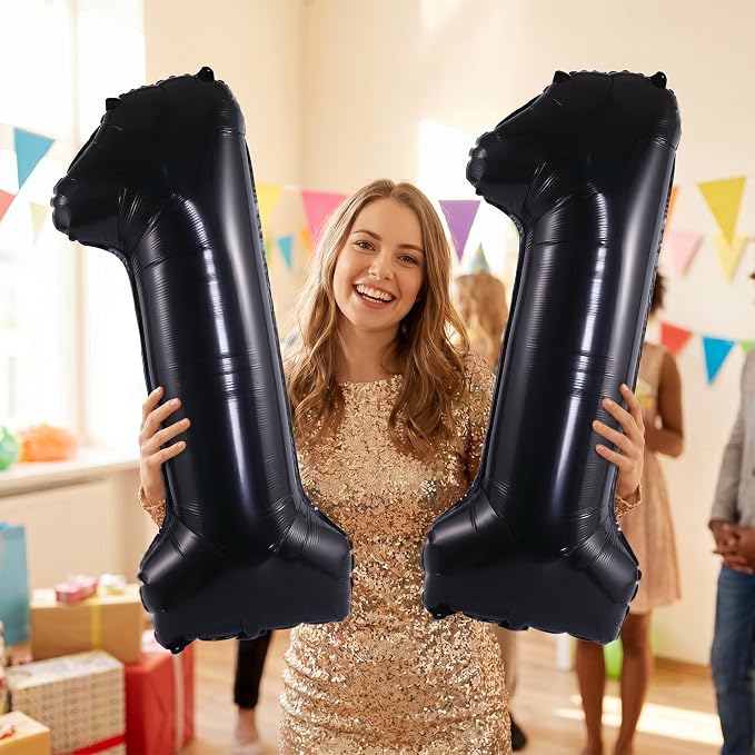 YPSelected 32 Inch Large Foil Helium Number Balloon Birthday Wedding Party 0-9 - Image 3