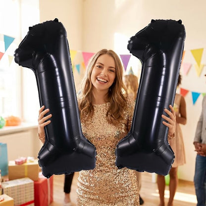 YPSelected 32 Inch Large Foil Helium Number Balloon Birthday Wedding Party 0-9 - Image 3