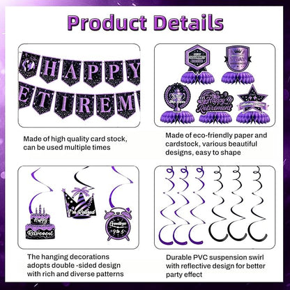 12Pcs Retirement Party Decorations - Image 4