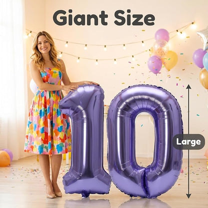 YPSelected 32 Inch Large Foil Helium Number Balloon Birthday Wedding Party 0-9 - Image 5