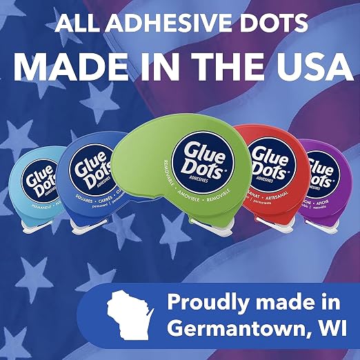 Glue Dots 6-Ct. Dot N' Go Dispenser Set, 200 Permanent Dots Each - Image 6