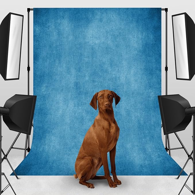 Blue Photo Backdrop Studio Abstract Texture Photography Background 5x7ft | - Image 3