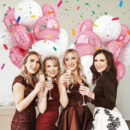 20PCS 18 Inch Round Foil Balloon, Round Aluminum Foil Helium Balloons - Image 4