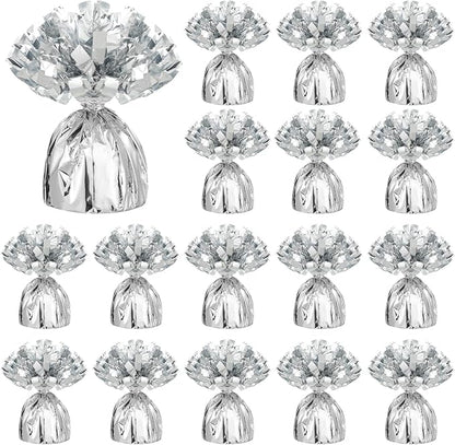 36 Pcs Metallic Balloon Weights Set Heavy Solid Metallic Anchor Balloon Holder by Dansib