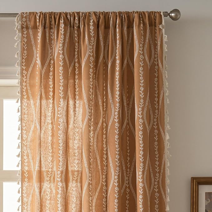 Sutuo Home Boho Curtains 84 Inches Length - Image 4