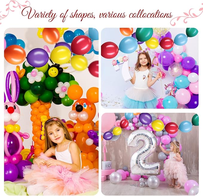 100 Pcs Link Balloon Quick Linking Latex Connected Balloons Linkable - Image 7