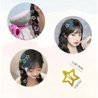 60 Pcs Y2K Star Hair Clips for Girls – Cute Candy Color Hair Accessories, Star Barrettes for Everyday Wear and Parties