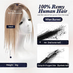 starluck Hair Toppers for Women Real Human Hair No Bangs, 100% Remy HumanHair Toppers for Women Hand-woven with Thinning,Cover Gray Roots,Adds Volume,Ombre Ash Blonde