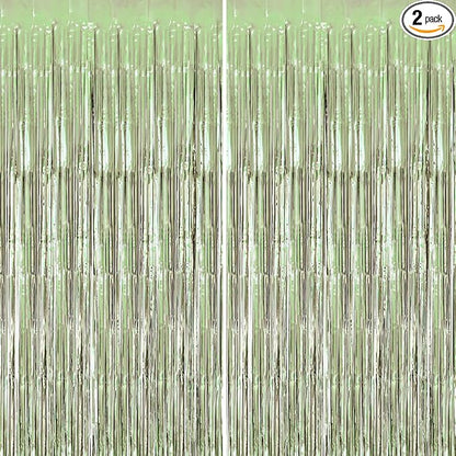 DECOCKRAT 2 Pack Foil Fringe Backdrop by DECOCKRAT
