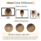 SEGO Human Hair Toppers for Women With Thinning Hair, 7 * 13CM Silk Base 100% Real Human Hair Clip in Top Wiglet Hairpieces -12 Inch No Bangs Medium Brown to Dark Blonde