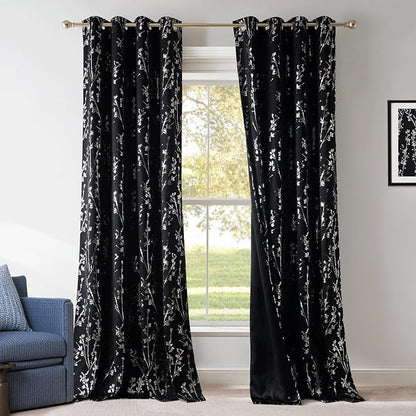 NICETOWN 100% Black Out Curtains 96 inch Long - Image 7