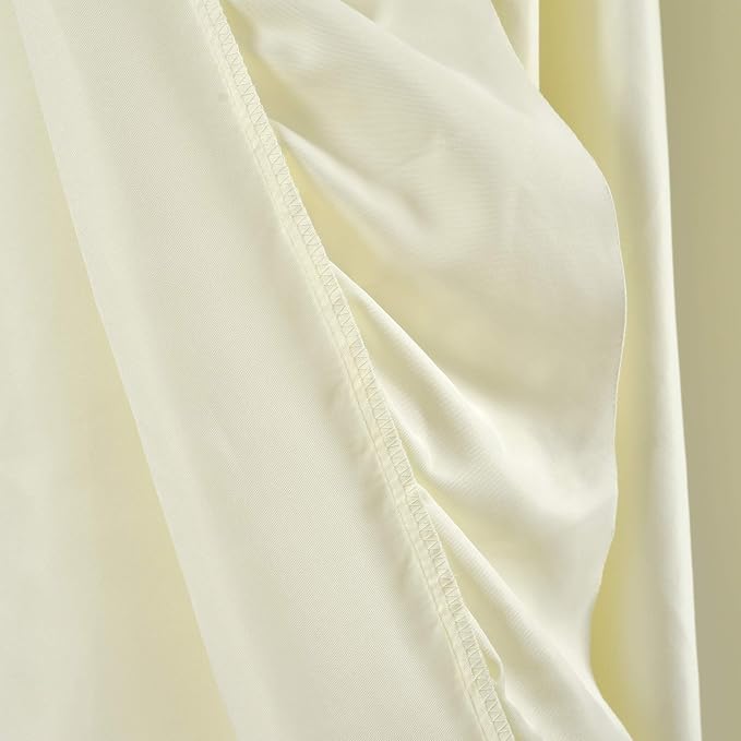 Lush Decor Reyna Ruffle Window Curtain Panel Set, Ivory - Image 5