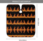 Salon Cape Fire Hair Cutting Cloak, Extra Long Professional Hair Cutting Apron for Hair Cutting, Haircut Tools