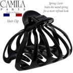 Camila Paris CP3050 French Octopus Hair Clip, Large Hair Clips for Thick Hair, Big Hair Claw Clip for Long Hair, Durable Girls Hair Clips for Women for Wavy Hair, Strong No-Slip Grip. Made in France