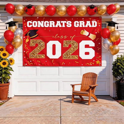 Class of 2026 Graduation Banner 47x67" - Image 2