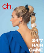 SUNDAYSILKS™ Luxurious Mulberry Silk Scrunchies for Women & Girls | No-Slip, Silky Hair Ties for Natural, Curly, Thin or Thick Hair | Gentle Hold for Ponytails & Sleep | Mini to Large Sizes [6 Pack]