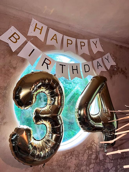 Happy Birthday Banner Birthday Party Supplies Garland Decorations Birthday - Image 6