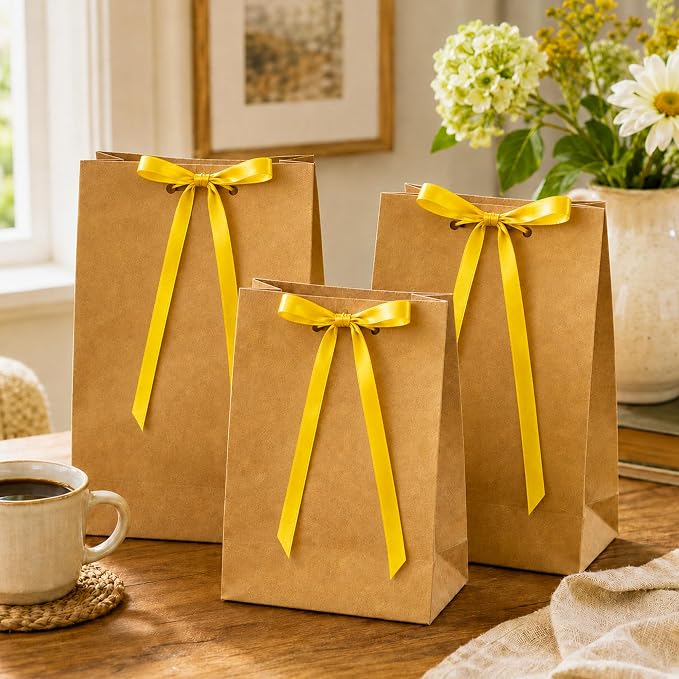 30Yards 3/8In Yellow Thin Ribbon - Image 6