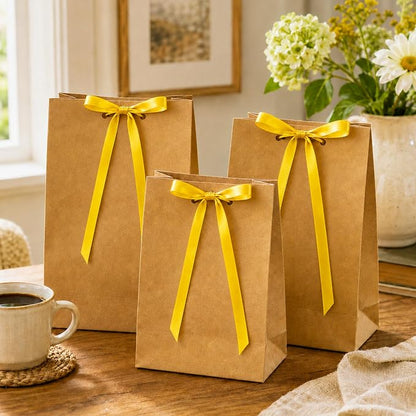 30Yards 3/8In Yellow Thin Ribbon - Image 6